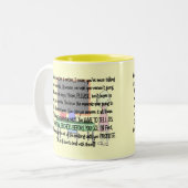 先生の退職の"異常な親"ストーリーアートのギフト ツートーンマグカップ (正面左)