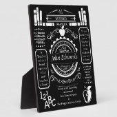 先生の退職ギフトボス、ロングサービス フォトプラーク (側面)