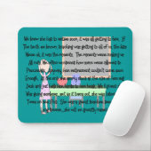 先生の退職"行った狂う"ストーリーアートのギフト マウスパッド (マウス)