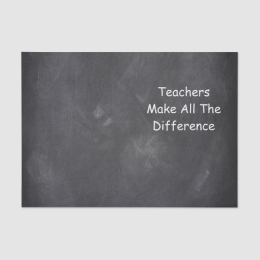 先生の違いを作るシャルボードデザインギフト 薄葉紙 (正面)