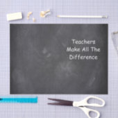 先生の違いを作るシャルボードデザインギフト 薄葉紙 (クラフト)