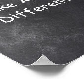 先生の違いを作る先生クラスの装飾 ポスター (角)