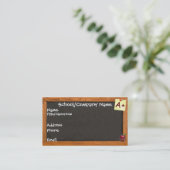 先生の黒板の名刺 名刺 (スタンド正面)