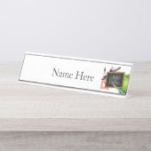 先生の黒板 デスクネームプレート (正面)