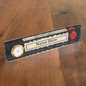 先生のAppleおもしろい名プレート デスクネームプレート (側面)