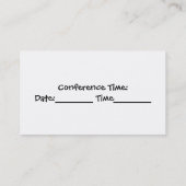 先生のAppleの名刺 名刺 (裏面)