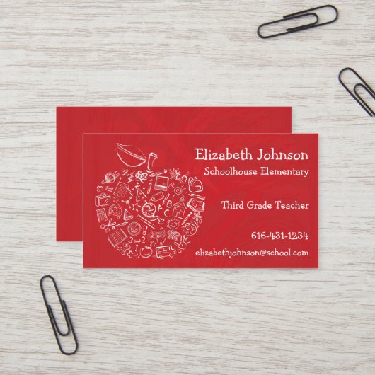 先生のAppleの名刺 名刺 (正面/裏面インサイチュ)