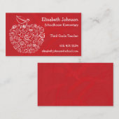 先生のAppleの名刺 名刺 (正面/裏面)