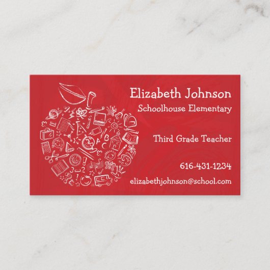 先生のAppleの名刺 名刺 (正面)