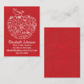 先生のAppleの名刺 名刺 (正面/裏面)