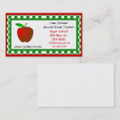 先生のAppleの名刺 名刺 (正面/裏面)