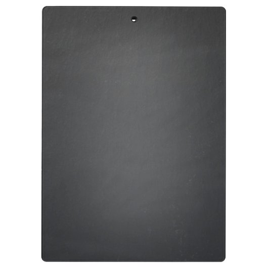 先生のAppleの書架の黒板のモノグラムの名前 クリップボード (裏面)