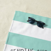 先生のAppleの|カスタマイズ名前は感謝していしています ビーチタオル (インサイチュ)