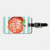 先生のApple |の名前をカスタムする ラゲッジタグ (正面横)