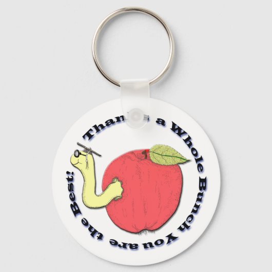 先生のApple Keychain キーホルダー (正面)