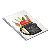 先生のApple Mugカスタムノートブック ノートブック (右側)