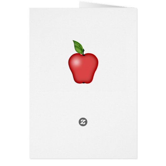 先生のApple Mugカード (裏面)