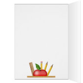 先生のApple Mugカード (内側 (左))