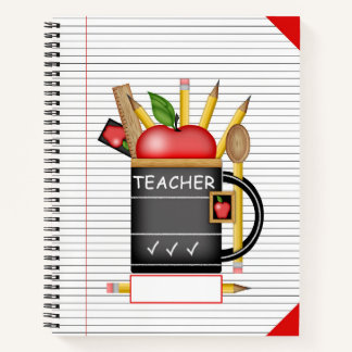 先生のApple Mugルール大きなノートブック ノートブック