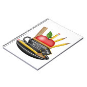 先生のApple Teacupカスタムノートブック ノートブック (左側)