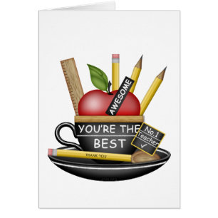 先生のApple Teacupサンキューカード