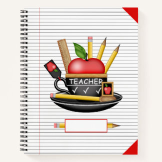 先生のApple Teacupルール(大) ノートブック