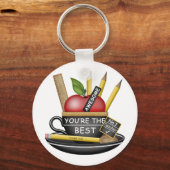 先生のApple Teacup キーホルダー (正面)