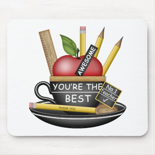 先生のApple Teacup マウスパッド (正面)