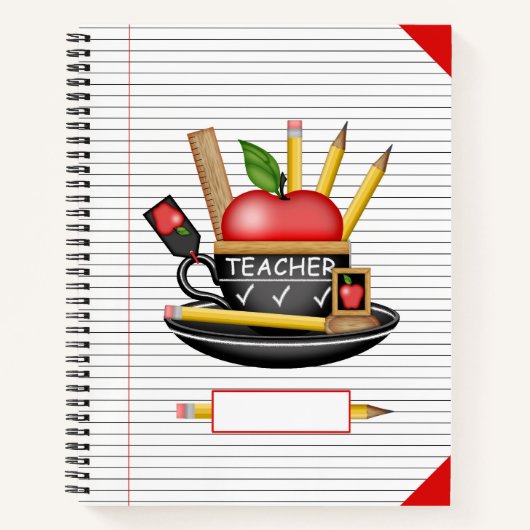 先生のApple Teacup Large ノートブック (正面)
