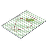 先生のChevron Apple Apple Notebook ノートブック (左側)