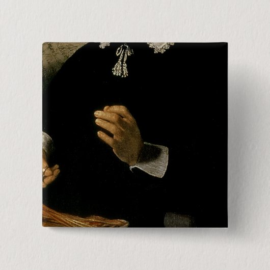 先生のNicolaes Tulp 1632年解剖学のレッスン 缶バッジ (正面)