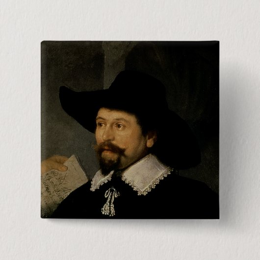 先生のNicolaes Tulp、1632 2解剖学のレッスン 缶バッジ (正面)