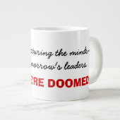 先生はあなたの子供の未来についての真実を知っています ジャンボコーヒーマグカップ (正面右)