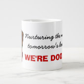 先生はあなたの子供の未来についての真実を知っています ジャンボコーヒーマグカップ (正面)