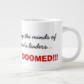 先生はあなたの子供の未来についての真実を知っています ジャンボコーヒーマグカップ (右)