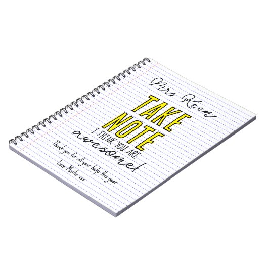 先生はあなたは本の素晴らし黒板をメモする ノートブック (左側)