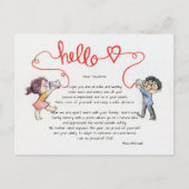 先生はがき ポストカード (正面)