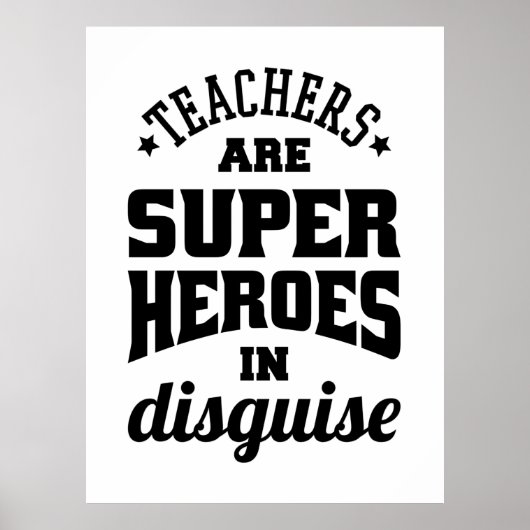 先生はすごい英雄に変装している ポスター (正面)