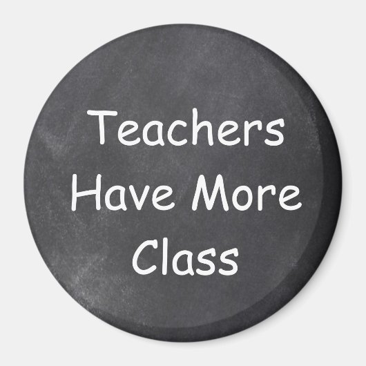 先生はよりクラスのシャルボードデザインギフトを持っている マグネット (正面)