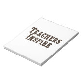 先生はインスパイア ノートパッド (回転)