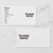 先生はインスパイア 名刺 (正面/裏面)