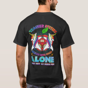 先生は一人でユニコーン熱狂する行くため Tシャツ