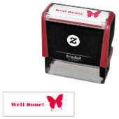 先生は上手く行った！レッド セルフインキングスタンプ (インサイチュ)