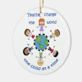 先生は世界を変えます セラミックオーナメント (左)