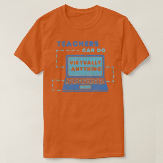 先生は事実上あらゆる先生教育者 Tシャツ (デザイン正面)