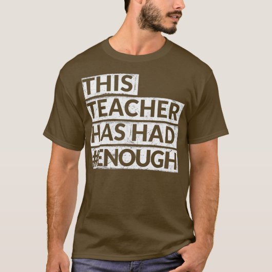 先生は十分なアンチガンオレンジを持っている Tシャツ (正面)