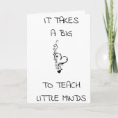 ***先生は大きなハート**クリスマス シーズンカード (正面)