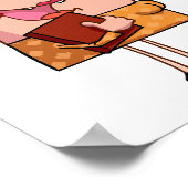 先生は女性の先生漫画を支配する ポスター (角)