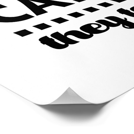 先生は実在英雄だ。引用文 |タイポグラフィアート ポスター (角)