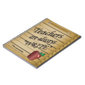 先生は常に「書」 ノートブック (左側)